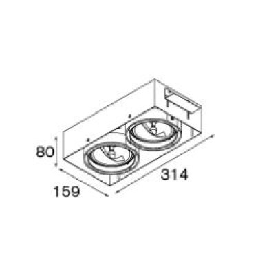 Multiple Trimless 2Lx AR111