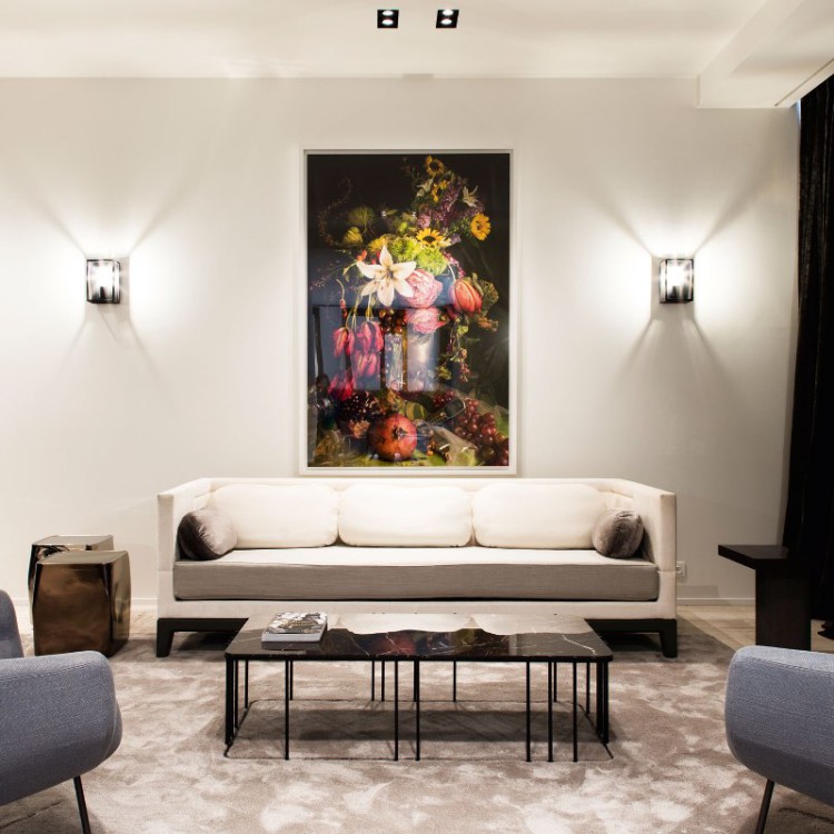 delta light montur sql led wandlamp hoogspoor design light