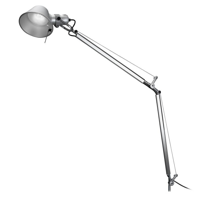 Artemide Tolomeo Mega Wandlamp 32 cm - Beige, Grijs Aluminium, Textiel