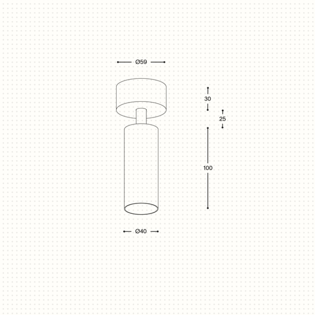 Prado Acrobat surface mini long opbouwspot | HOOGSPOOR Design Light