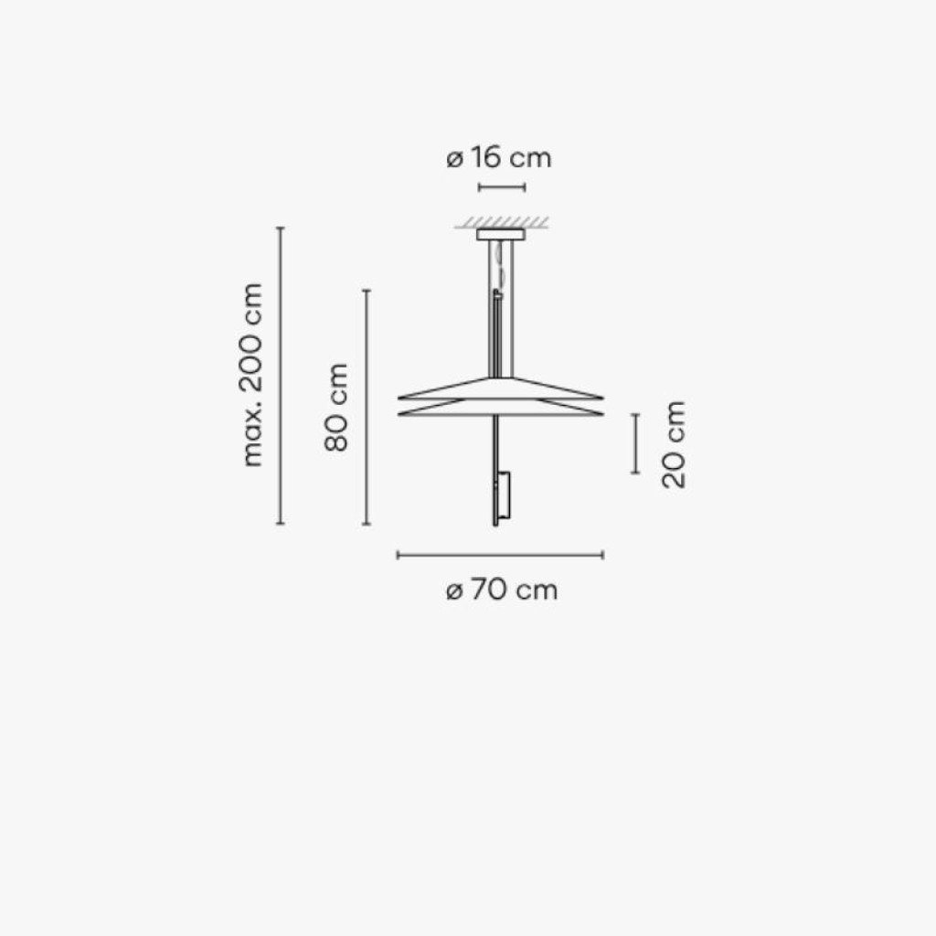 Vibia Flamingo 1510 hanglamp | HOOGSPOOR Design Light