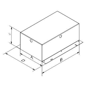 Mini Multiple randloze drievoudige inbouwspot conbox