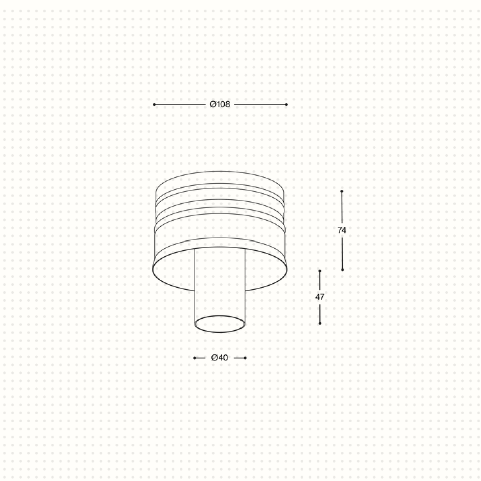 Light+ventilation mini long inbouwspot - Wit 10°