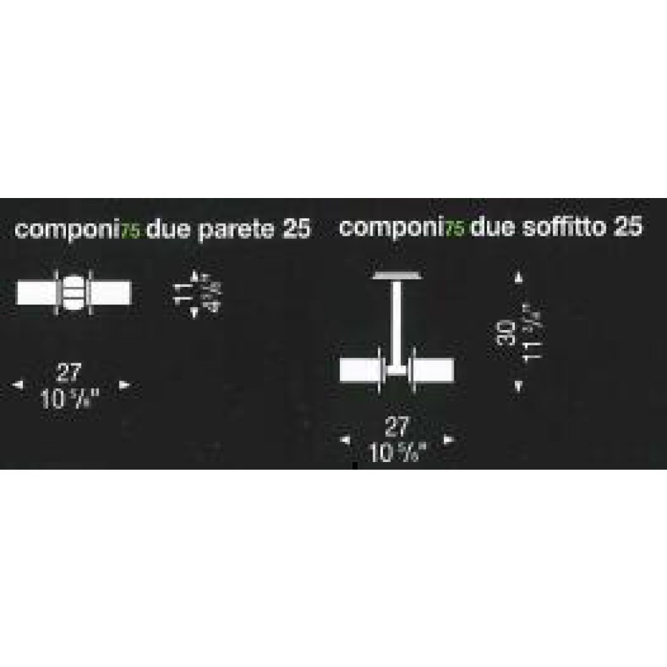 Componi75 duo 25 wall/ceiling