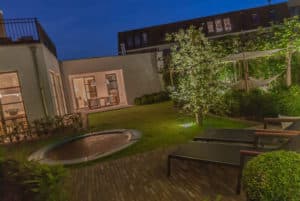 Tuinverlichting in het Ginneke Breda door HOOGSPOOR